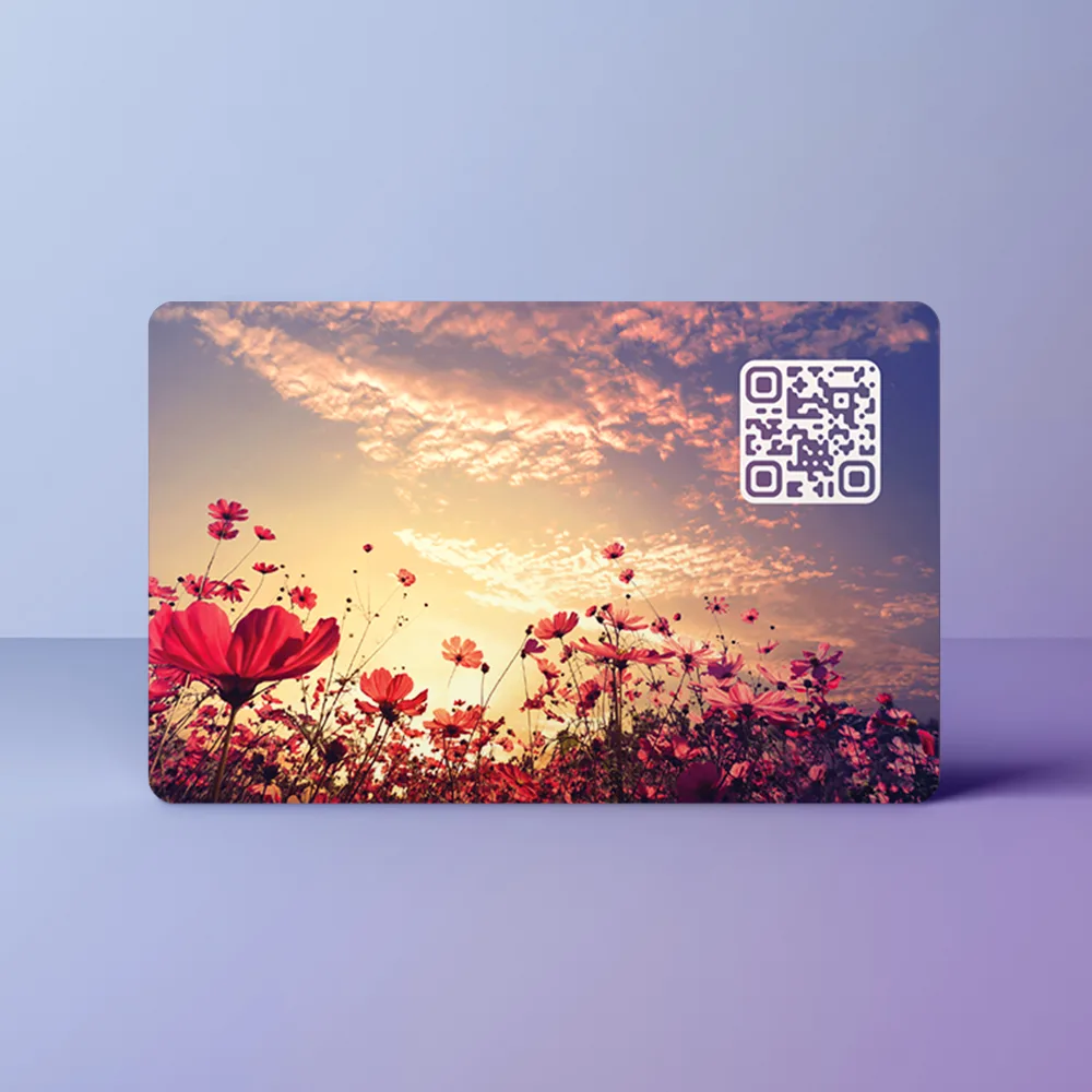 NFC Visitekaart<br>Bloemenveld - Afbeelding 2