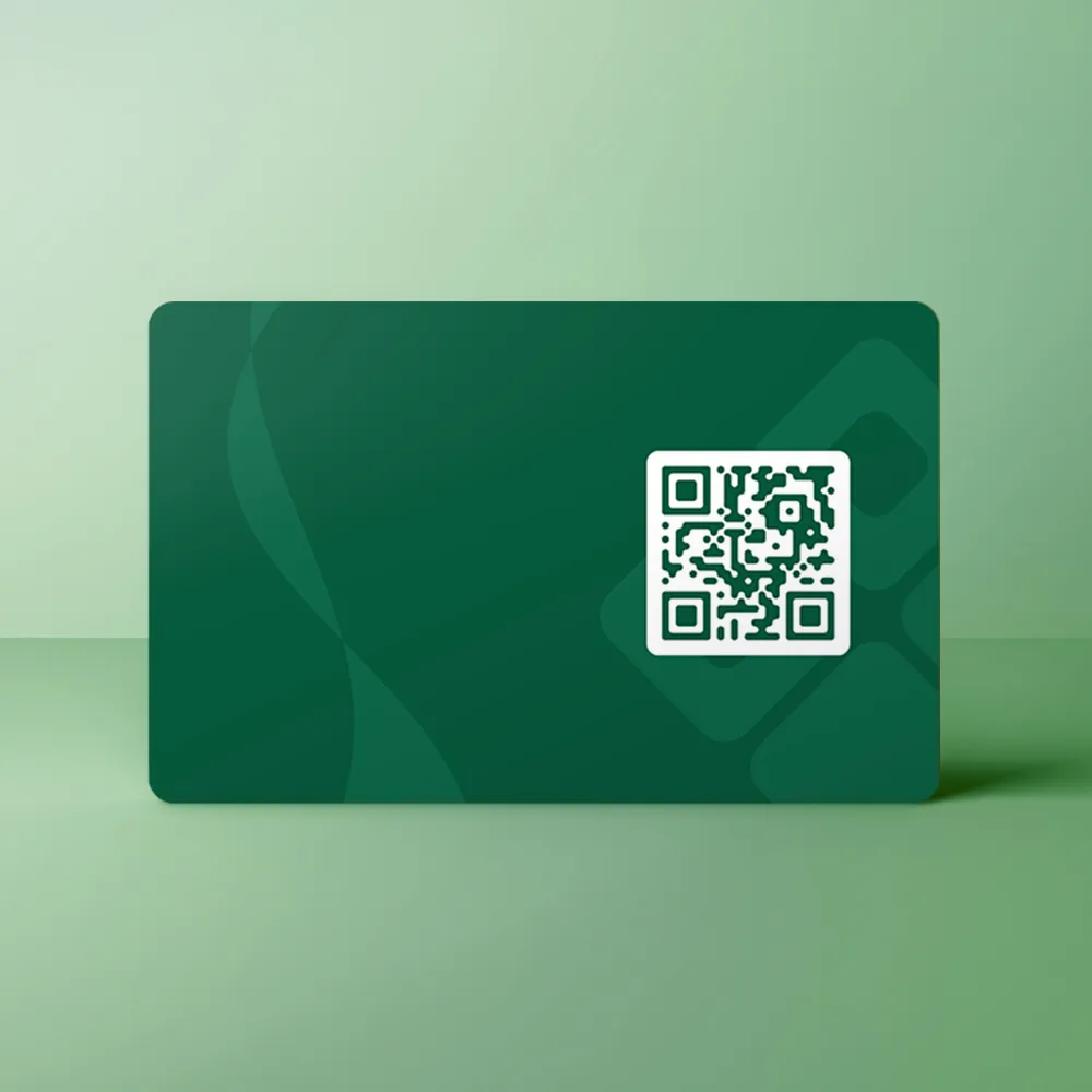 NFC Visitekaart<br>Groene Swirl - Afbeelding 2