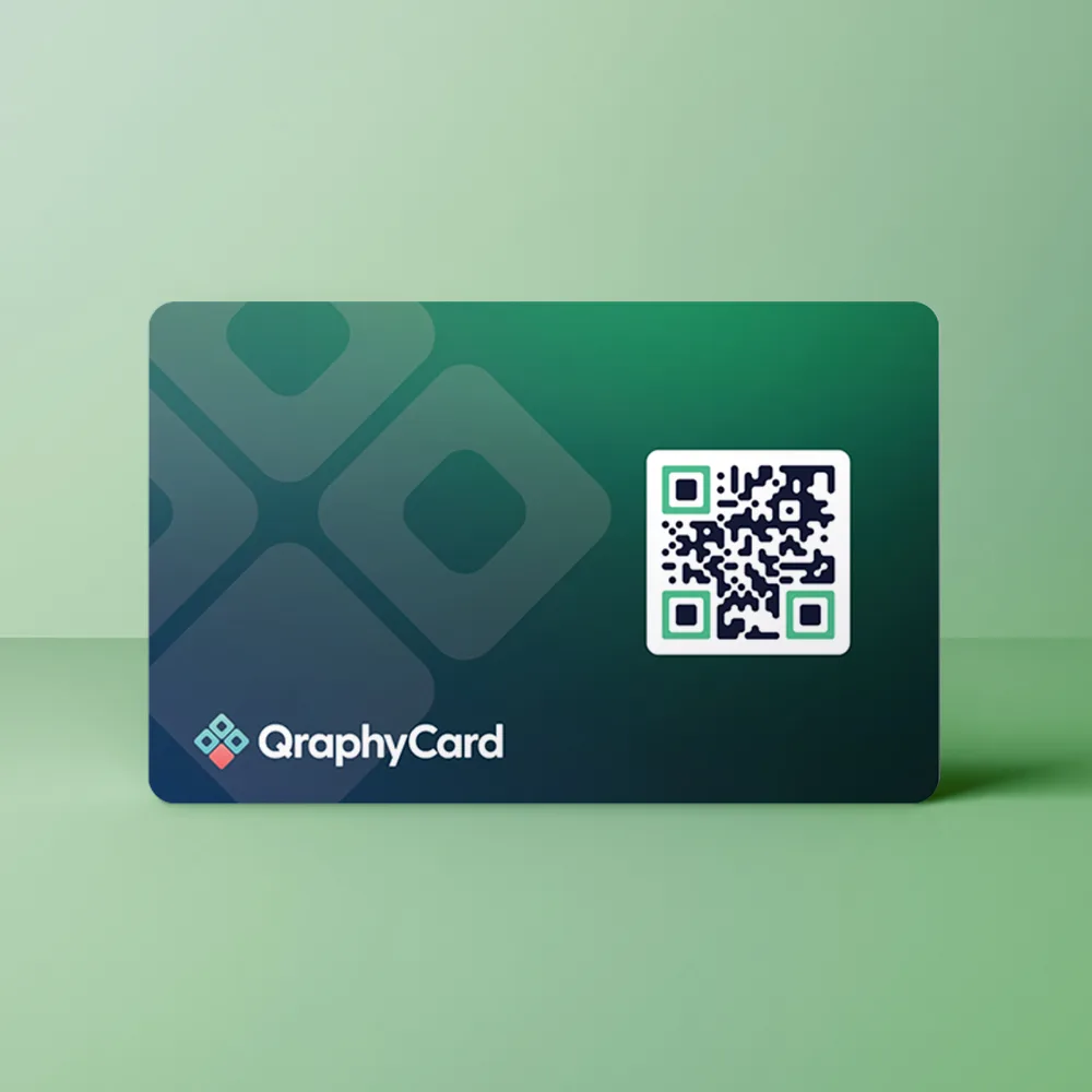 NFC Visitekaart<br>Groene Gradient - Afbeelding 2