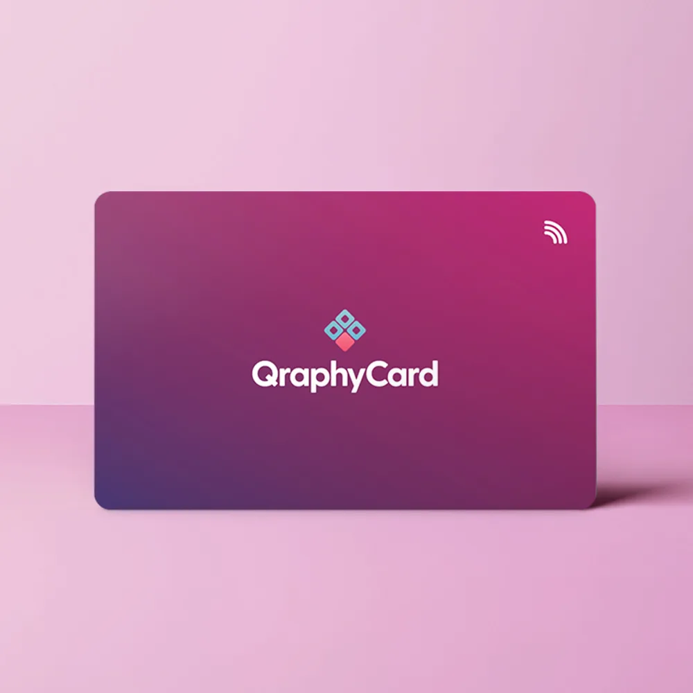 NFC Visitekaart<br>Magenta Gradient