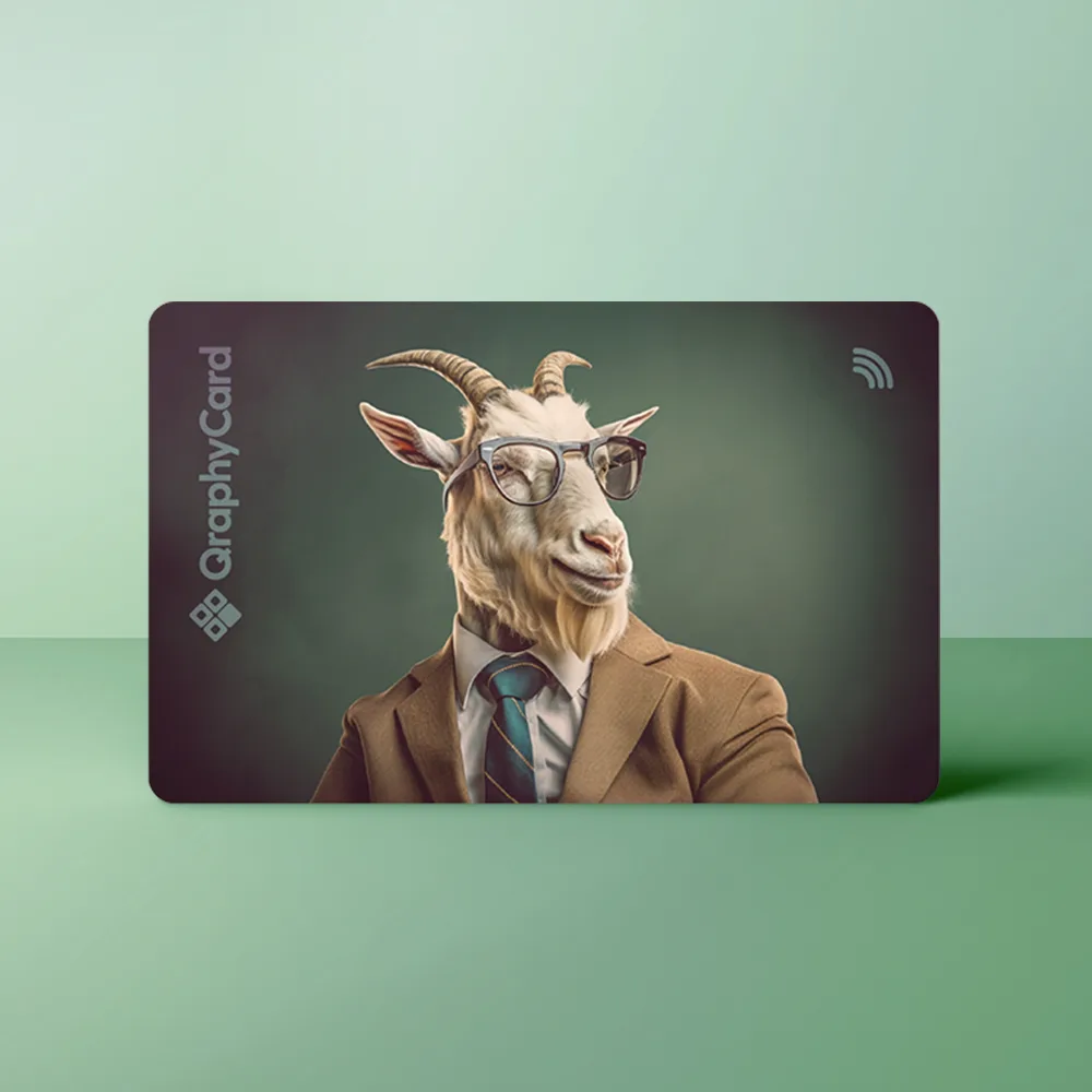 NFC Visitekaart<br>Animals inc. - Geit