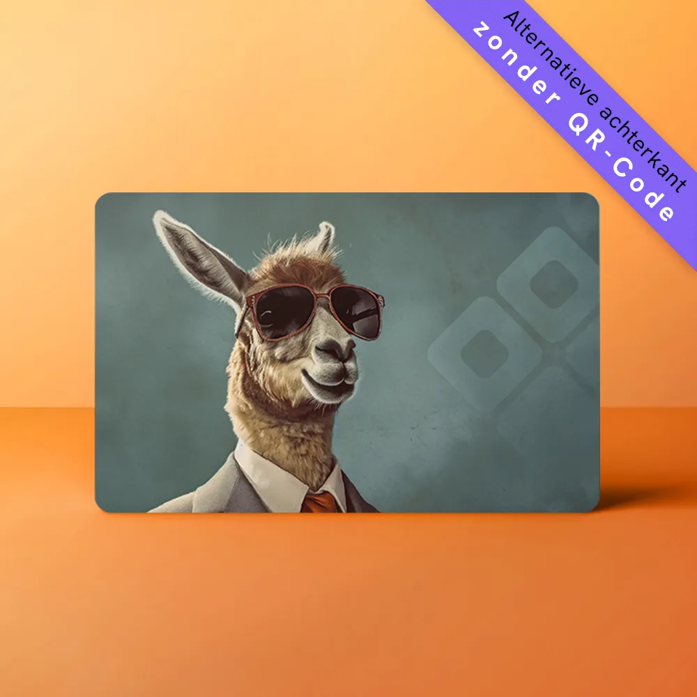 NFC Visitekaart<br>Animals inc. - Lama - Afbeelding 3