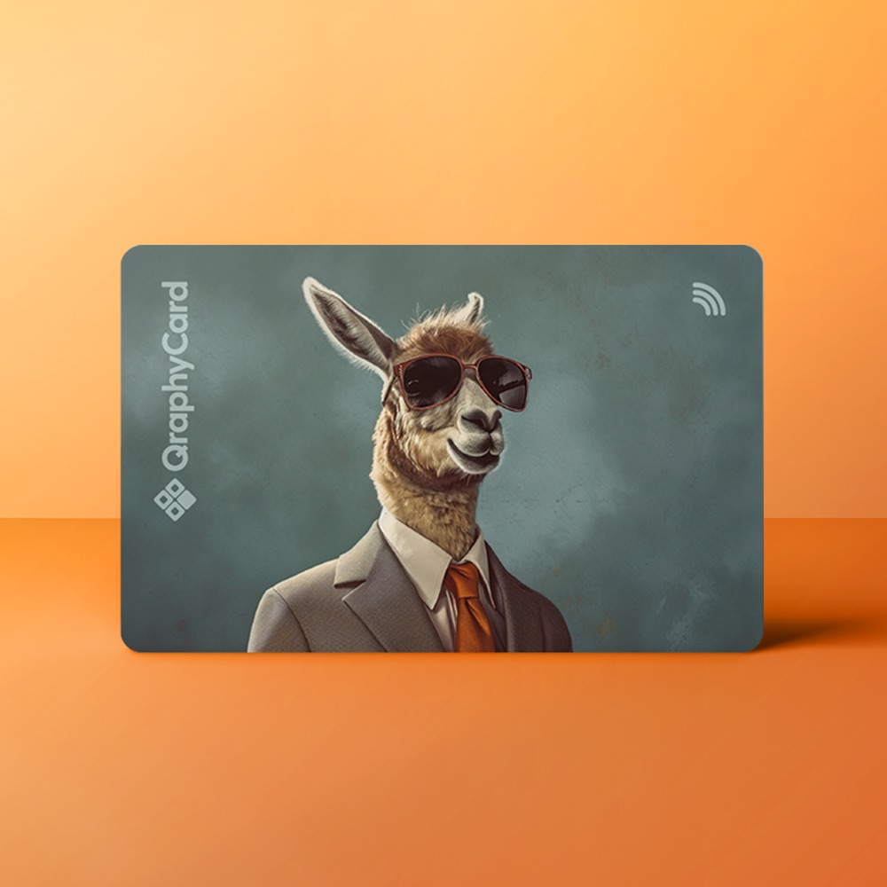 Tap, Deel en Verbind met Qraphy 13 Animals Lama voor