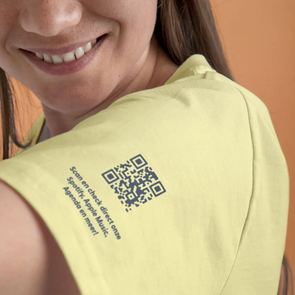 T-Shirt met QR-Code