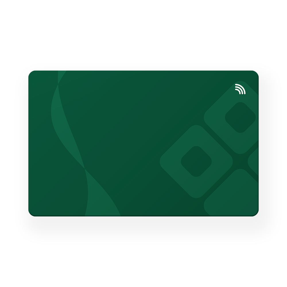 Groene NFC Visitekaart